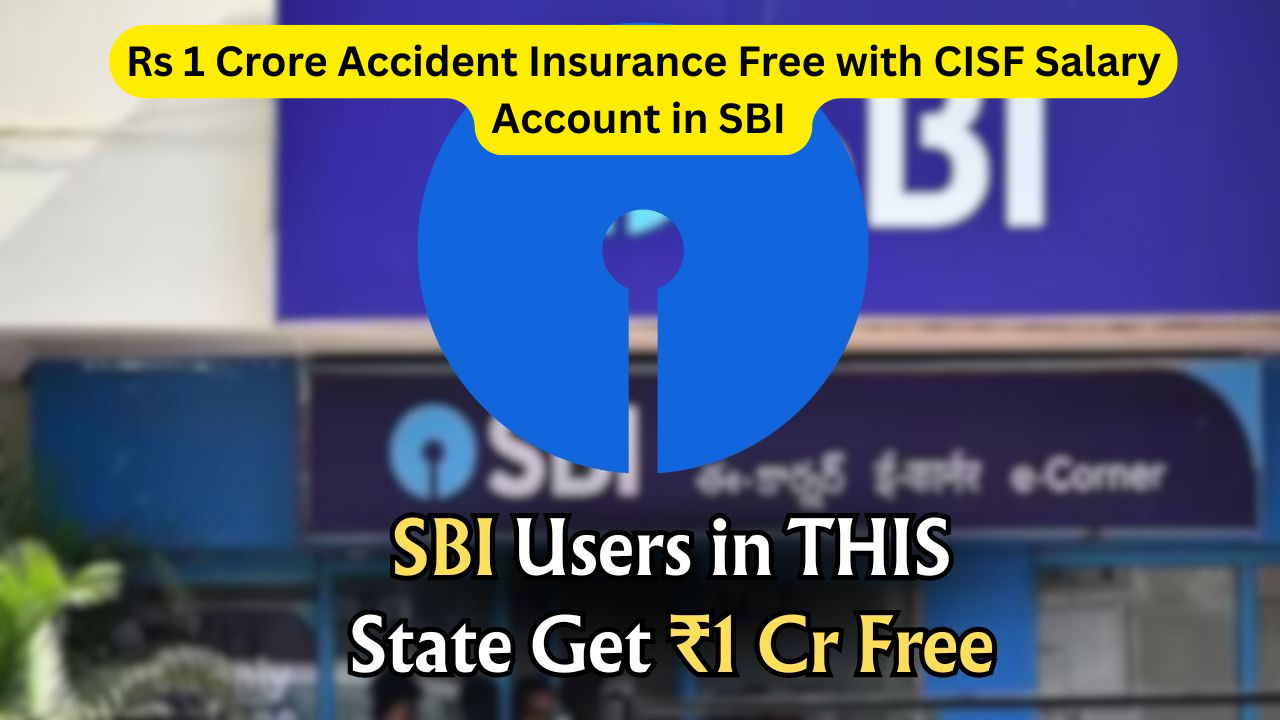 Rs 1 Crore Accident Insurance Free